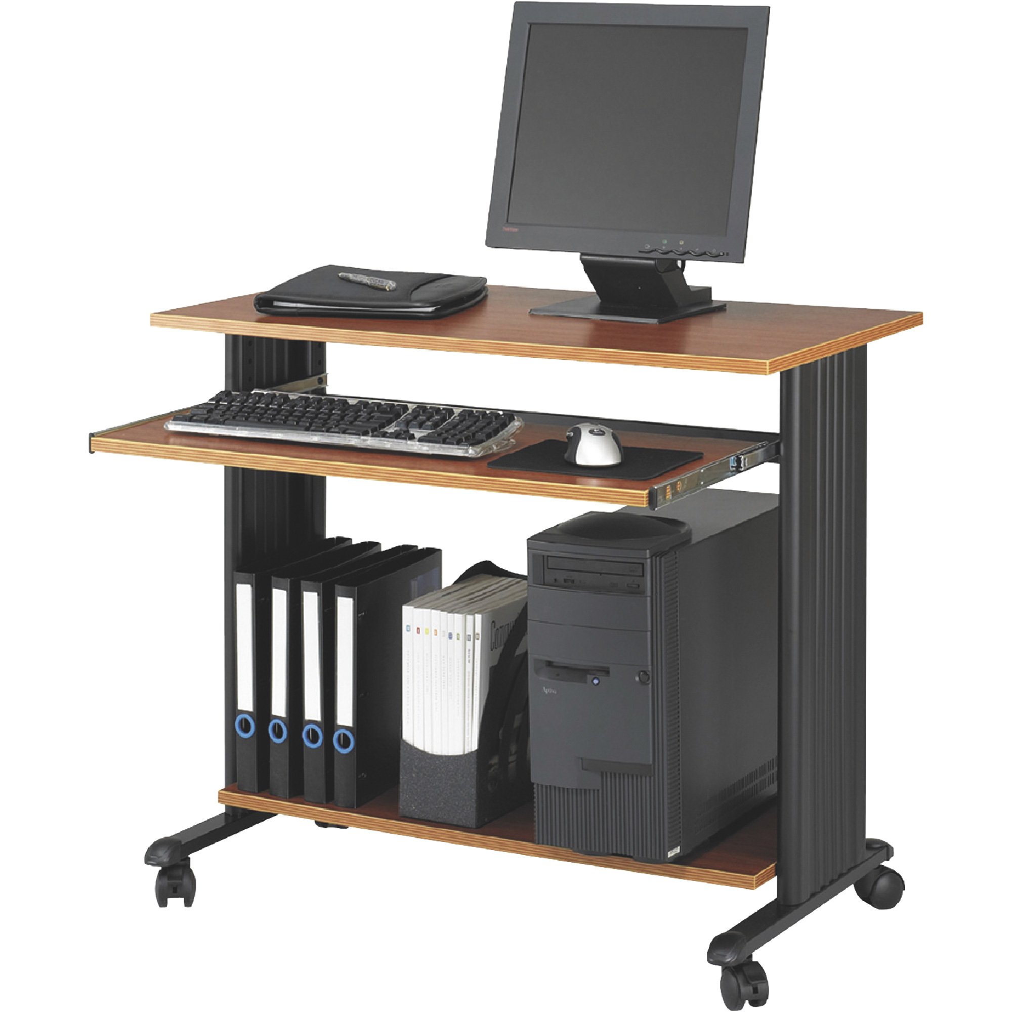 Safco Muv Fixed-Height Mobile Workstation – 35in.W